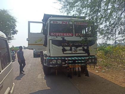 वर्धेमधील मालवाहू वाहनाने एका युवकास चिरडले